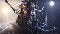 Sun moon luna League of Legends Diana Leona