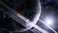 Sun outer space planets