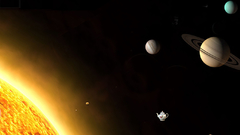 Sun outer Space planets