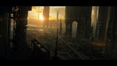 Sun paintings Los Angeles science fiction futuristic Andree 