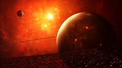 Sun planets hell rings