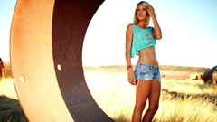 Sun woman dessert blondes afternoon