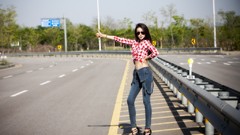 Sun woman Parks asians Korean