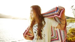 Sun woman rivers models