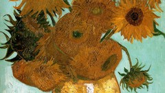 Sunflowers paintings still life vases Vincent van Gogh