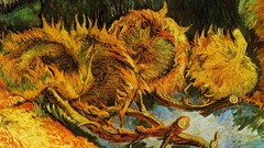 Sunflowers paintings Vincent van Gogh artwork