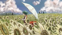 Sunflowers Umbrellas