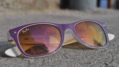 Sunglasses Italian ray ban depth of field