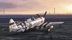 Sunrise Aircraft War design flying normandy airplanes skies 