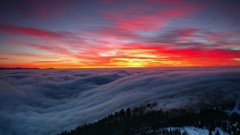 Sunrise clouds Landscapes forests