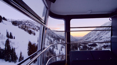 Sunrise gondola Mountains snow