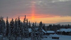 Sunrise Landscapes winter snow
