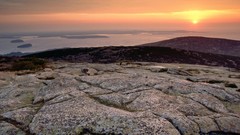 Sunrise Mountains Maine Cadillac national park