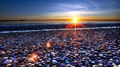 Sunrise nature Beaches HDR Photography