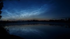 Sunrise nature clouds lakes
