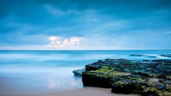 Sunrise nature ocean