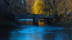 Sunrise nature sun Park lakes Castles forests