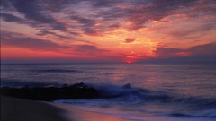 Sunrise ocean cities