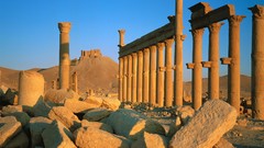 Sunrise old roman cities