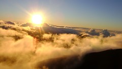 Sunrise panorama Hawaii