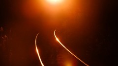 Sunrise railroad tracks railroads