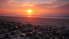 Sunrise rocks Beaches sunset