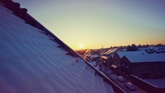 Sunrise snow