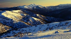 Sunrise snow Mountains Australia Mount Victoria