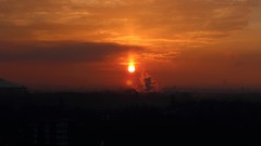 Sunrise sun morning skies forests