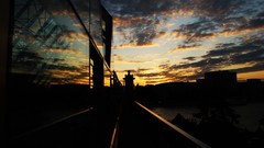 Sunrise sunset clouds