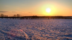Sunrise sunset snow winter