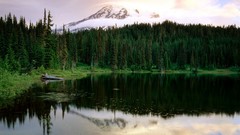 Sunrise Washington reflections Mount Rainier