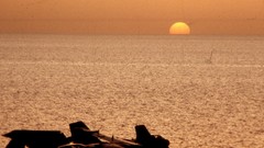 Sunset Aircraft Carrier