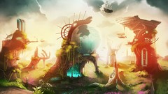 Sunset Aircraft scenic pixiv fantasia