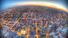 Sunset architecture buildings cityscapes The Ledge