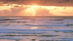 Sunset beach Park Oregon state bullards