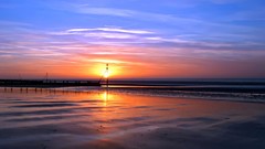 Sunset Beaches golden skyscapes