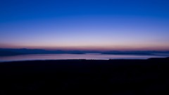 Sunset blue clouds sky skies