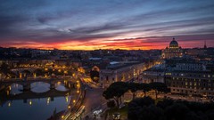 Sunset buildings cities cityscapes