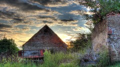 Sunset buildings HDR Photography