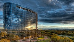 Sunset buildings HDR Photography