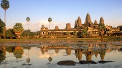 Sunset cambodia Angkor Wat