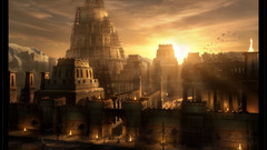 Sunset cgi Babylon Raphael