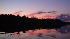 Sunset clouds Landscapes forests