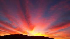 Sunset clouds Landscapes nature