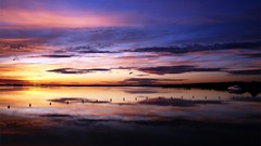 Sunset clouds Landscapes nature