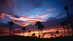 Sunset clouds Landscapes nature