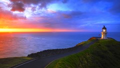 Sunset clouds Landscapes nature