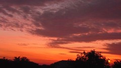 Sunset clouds Landscapes nature