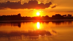 Sunset clouds Landscapes nature